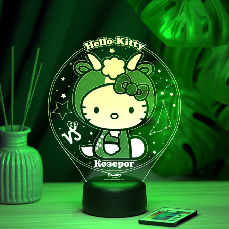 3D светильник  Козерог - Hello Kitty