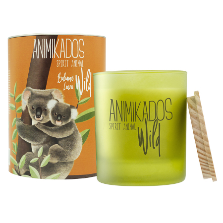Свеча ароматическая ambientair, wild koala, Бальзамические листья, 40 ч
