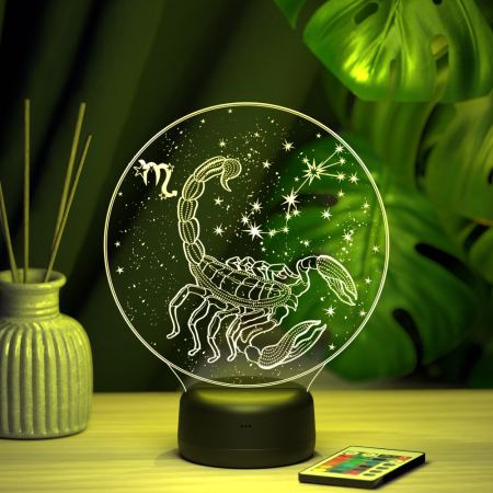 3D светильник  Светильник "Зодиак - Скорпион"