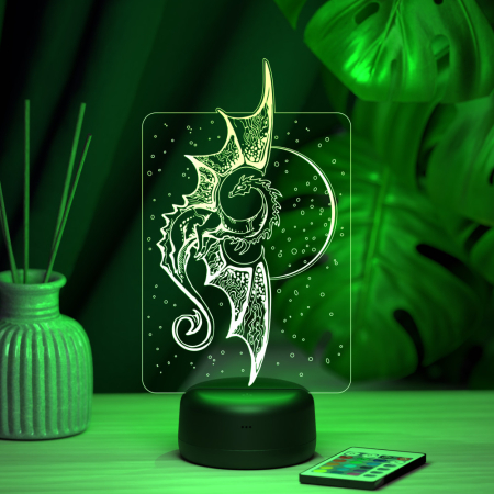 3D светильник  Светильник "Дракон #2"