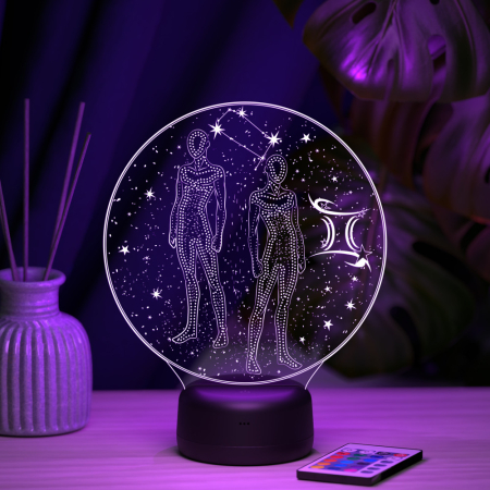 3D светильник  Светильник "Зодиак - Близнецы"