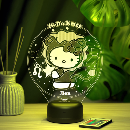3D светильник  Козерог - Hello Kitty